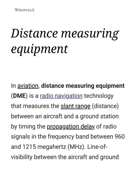 Distance Measuring Equipment Explained 的图像结果
