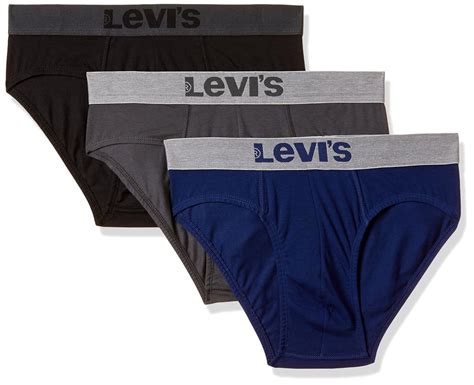 Buy Levi's Bodywear Men's Solid Cotton Brief (Pack of 3)(200SF LR BRIEF ...