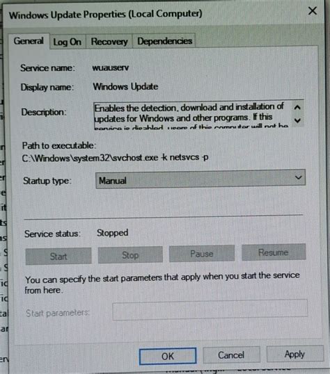 Image result for Windows Update Services Cannot Enable