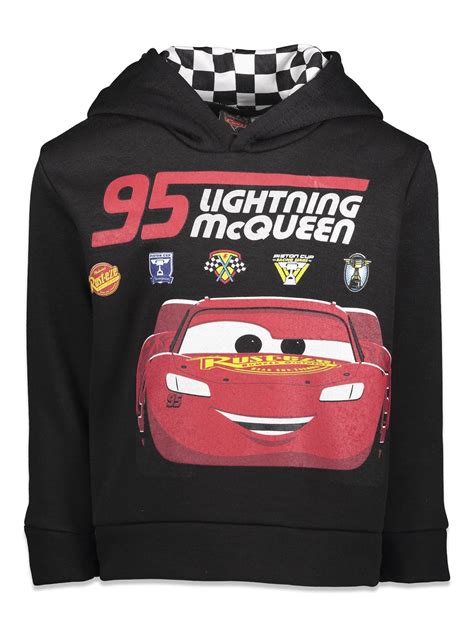 Disney Pixar Cars Lightning McQueen Fleece Hoodie, Toddler Boys ...