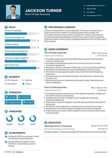 10+ POS Associate Resume Samples & Templates for 2025
