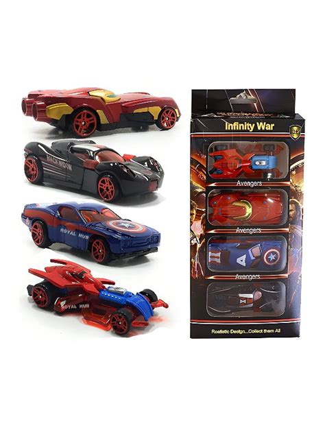 Infinity War Car Pack Of 4 Avengers Mini Model Cars – Toyloft