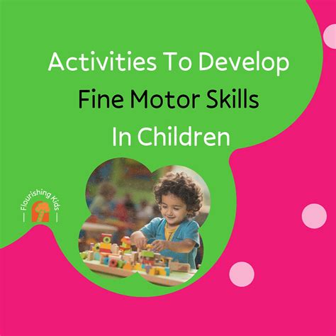 Activities To Develop Fine Motor Skills in Children!