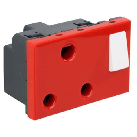 Buy Legrand Arteor Dedicated 3 Pin Indian Socket With Switch 2P+E 3M ...
