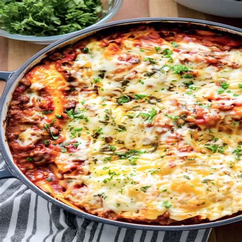 One Pot Lasagna - kitchenknot
