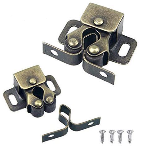 Buy Door Catches,10pcs Double Roller Cupboard Door Latch Hardware ...