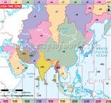 Time Zone Map Asia 的图像结果