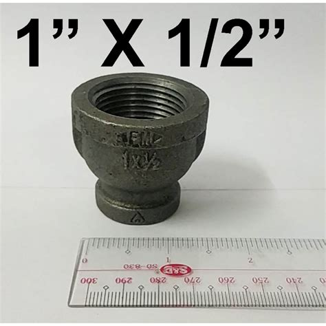 MECH BI BELL REDUCER 1" X 1/2" SCH40 STANDARD BLACK IRON === BI ...