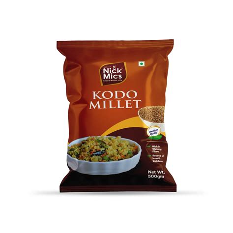 Kodo Millets | 500 g | Millets | Nickmics | Nutrient-Dense and Gluten ...