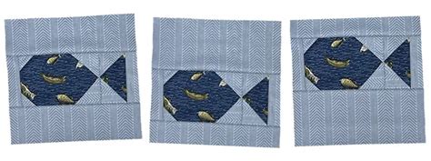 Fish Quilt Block Pattern 的图像结果