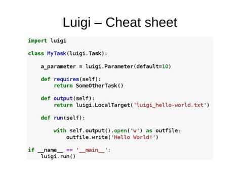 Python Luigi Task 的图像结果