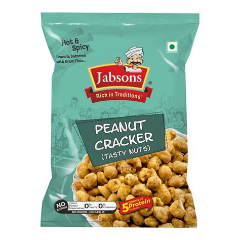 Jabsons Foods Jabsons Peanut Cracker(Tasty Nuts) 140gm : Amazon.in ...