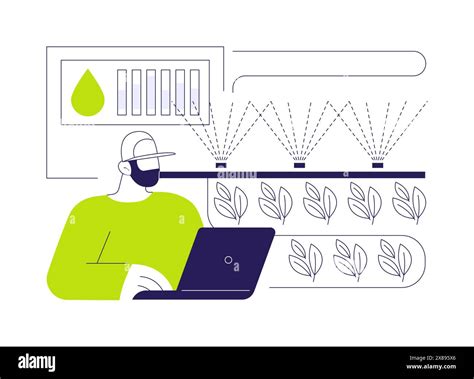 Drip irrigation abstract concept vector illustration Stock Vector Image & Art - Alamy
