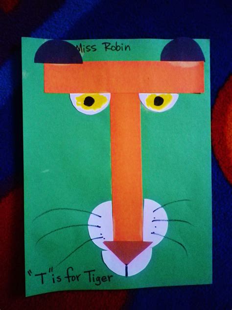 Letter T Craft Printable