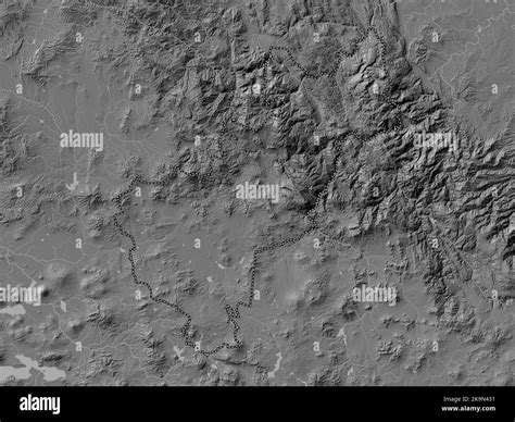 Queretaro, state of Mexico. Bilevel elevation map with lakes and rivers Stock Photo - Alamy