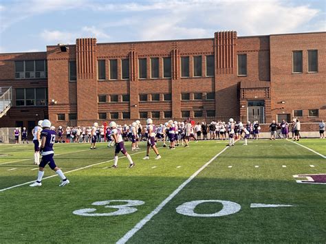 Ball's in the air at Butte High football scrimmage - Butte Sports