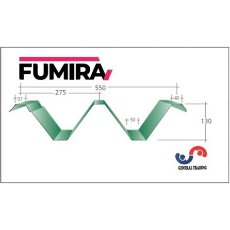 Jual Atap Fumira GP-550 Bermacam Warna dan Ketebalan - TCT 0.50, Zinc ...