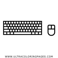 Keyboard Coloring Pages - Ultra Coloring Pages