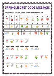 Image result for Spring Code Breakers Worksheet