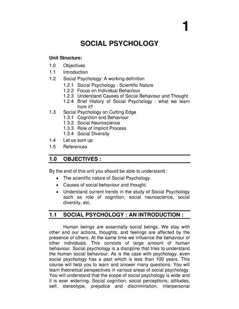 Socpsycho-II - Social psychology introduction,definition, notes ...