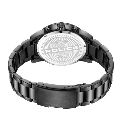 Police Quartz Multifunction Black DIAL Stainless Steel Strap Watch for ...