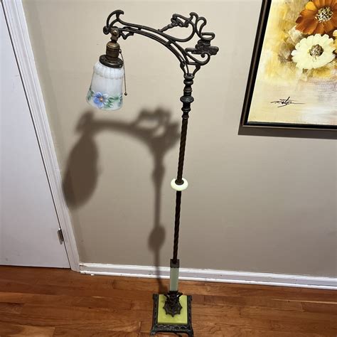 Art Deco Jadeite Floor Lamp