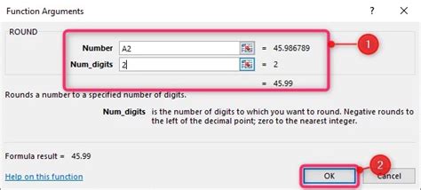 Image result for How to Round Off Normal Numbers in Excel