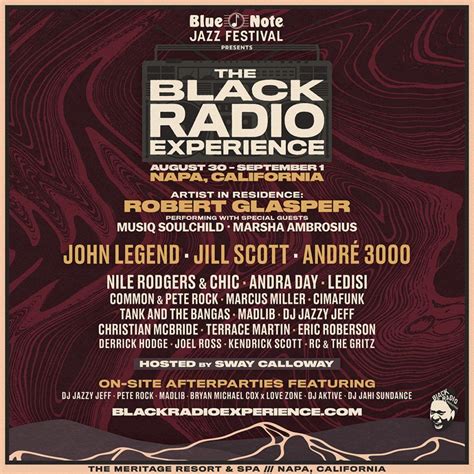 The Black Radio Experience: John Legend Jill Scott & Andre 3000 - 3 Day ...