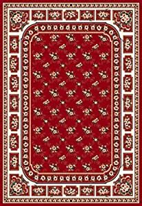 Buy The Rugs featuring multiple floral border in distinctive rich tones ...