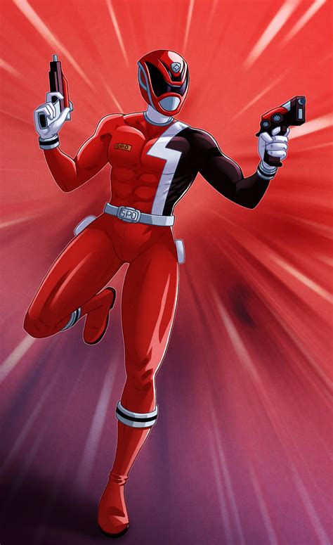 SPD Red Power Ranger by NikoAlecsovich on DeviantArt