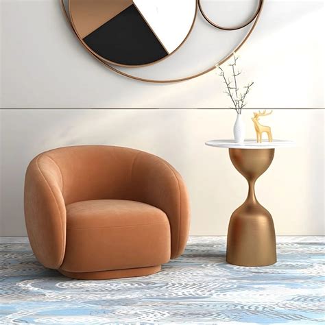 Accent Armchair & Castor Accent Chair – Single Sofa Chair, Individual ...