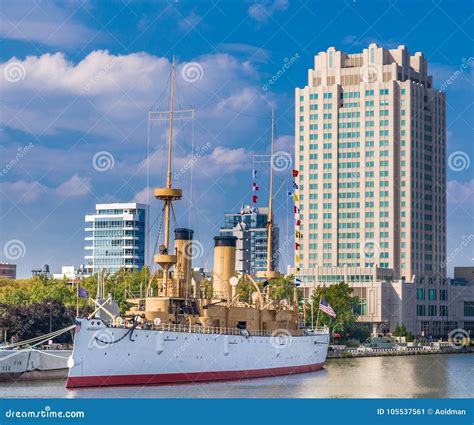 USS Olympia Cruiser stock image. Image of museum, historic - 105537561