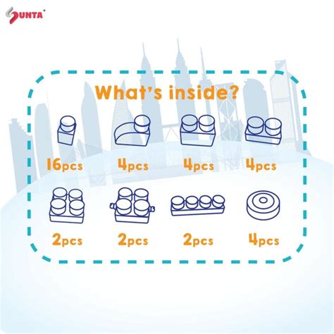 Sunta blocks (transparent) - 38pcs — Toycra