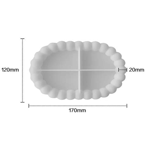 Oval Shape With Round Bubble Border Mould – JorShor