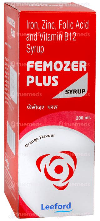 Femozer Plus Orange Flavour Syrup 200ml - Uses, Side Effects, Dosage ...