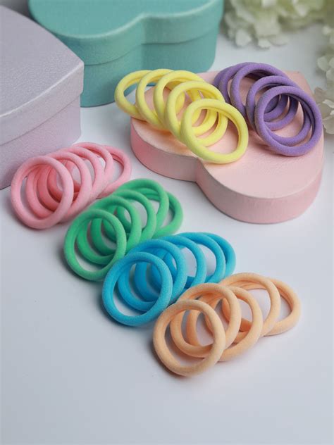 Multi Coloured Hair Ties Pack of 30 – Priyaasi
