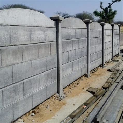 RCC Precast Compound Wall - 9Ft x 6Ft RCC Precast Retaining Wall Trader ...