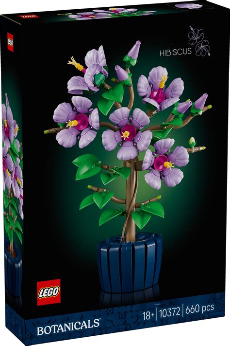LEGO Botanicals Hibiscus and Mini Bonsai Trees unveiled! | Brickset