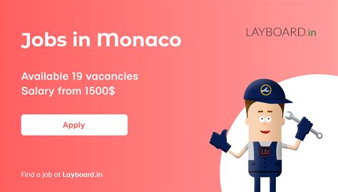 Jobs in Monaco - Job Vacancies in Monaco from 1500€ - Layboard