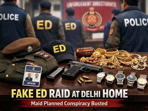 How a house maid planned and executed a fake ED raid at Delhi home ...