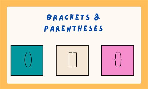 Image result for Brackets vs Parentheses Math