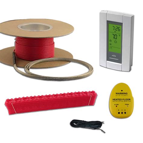 Electric Floor Heat Cable Panels LuxHeat Radiant Floor Heating Cable