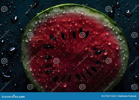 Slices of Watermelons. Neural Network AI Generated Stock Illustration ...