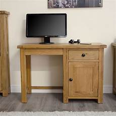 Small Computer Desk by Original Rustic Solid Oak Furniture Small Computer Laptop Small Computer Desk