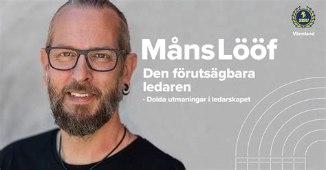 Kostnadsfri föreläsning med Måns Lööf, Folkets Hus Degerfors, 22 ...