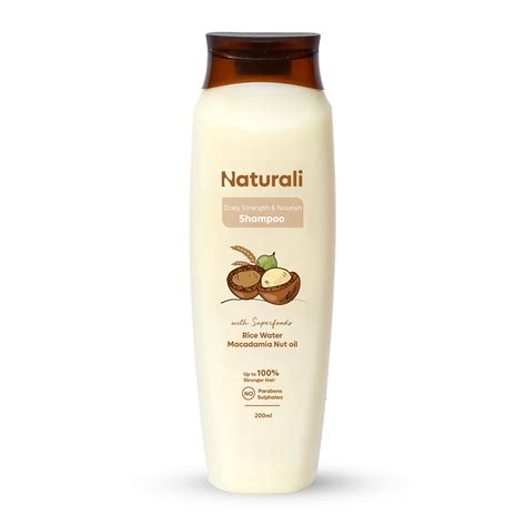 Naturali Daily Strength And Nourish Shampoo With Rice Water And ...