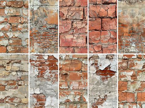 Vintage Brick Seamless Collection Textures :: Behance