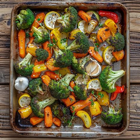 garlic Herb Roasted Vegetables Recipe