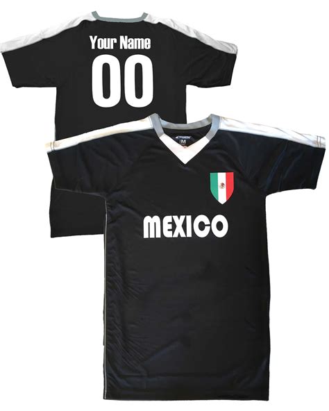 Custom Mexico Soccer Jersey With Mexican Flag Shield Design | Etsy