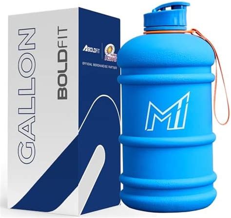 Boldfit Plastic Mumbai Indians (Mi) Official Merchandise 2 Litre Gym ...